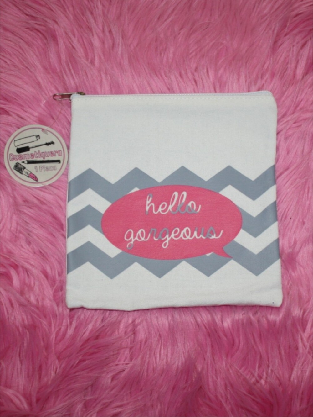 NWT Hello Gorgeous Makeup Bag / All Purpose Pouch